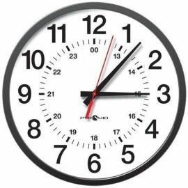 SYNC ANALOG 13 BATTERY OPERATED CLOCK
