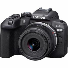 CANON EOS R10 MIRRORLESS CAMERA W/18-45MM IS STM LENS - DIGIC X IMAGE PROCESSOR