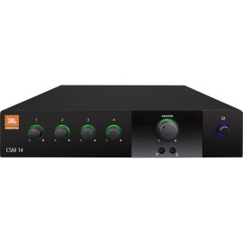JBL 4 INPUT - 1 OUTPUT MIXER, FANLESS, 1U HALF-RACK, MOUNTING KIT INCLUDED