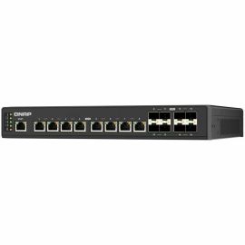 QNAP FANLESS INDUSTRIAL SWITCH 98DX3550 8GB DDR4 LAYER 2 8X10GBE