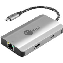 SIIG USB-C to HDMI with LAN Hub & PD 100W Adapter