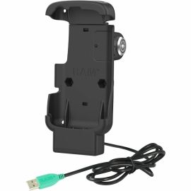 S RAM POWERED LOCKING CRADLE FOR ZEBRA TC22/27 WITH BOOT