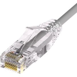 UNC CAT6A SLIM PATCH CABLE 30 FT GRAY