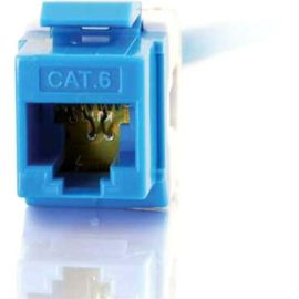 180 CAT6 RJ45 UTP KEYSTONE JACK - BLUE