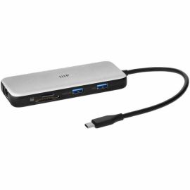 MONOPRICE 8-IN-1 DUAL HDMI 4K@60HZ DOCK WITH 10GBPS USB PORTS PD MAX 100W SD AND