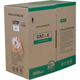 CAT 6 UTP STRANDED (CM)1000FT - ORANGE