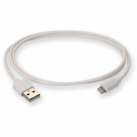 AddOn 1.0m (3.3ft) USB 2.0 (A) Male to Lightning Male White Cable