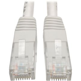 Eaton Tripp Lite Series Cat6 Gigabit Molded (UTP) Ethernet Cable (RJ45 M/M), PoE, White, 25 ft. (7.62 m)