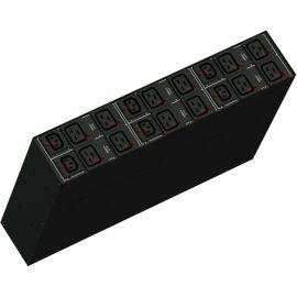 3PH 208V 60A 6XC13 12XC19 2U IEC 60309 3P+E DELTA SWITCHED