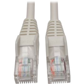 Eaton Tripp Lite Series Cat5e 350 MHz Snagless Molded (UTP) Ethernet Cable (RJ45 M/M), PoE - White, 5 ft. (1.52 m)