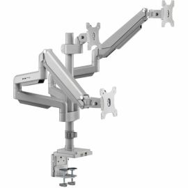 Tripp Lite by Eaton Triple-Display Gas-Spring Flex-Arm Desktop Clamp and Grommet for 17