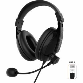 MORPHEUS 360 DELUXE MULTIMEDIA STEREO USB HEADSET-ADJUSTABLE MICROPHONE-COMFORTA