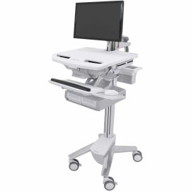 Ergotron StyleView Cart with LCD Arm, 2 Drawers (2x1)