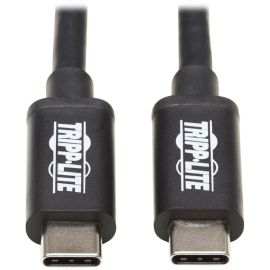 Tripp Lite by Eaton Thunderbolt 3 Passive Cable (M/M) - 40 Gbps 5A 100W Power Delivery 4K/60 Hz 0.5 m (1.6 ft.) Black