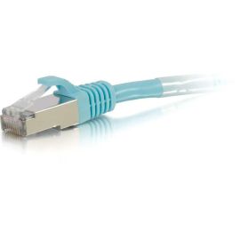 C2G 25FT CAT6A SNAGLESS SHIELDED (STP) NETWORK PATCH CABLE - AQUA