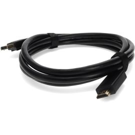 6FT MALE TO MALE CABLE DISPLAYPORT TO HDMI BLACK CABLE