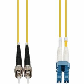 20M LC/ST M/M YELLOW OS2 OFNP FIBER PATCH CABLE