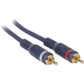 AUDIO CABLE - RCA LEFT CONNECTOR - MALE LEFT GENDER - RCA RIGHT CONNECTOR - MALE