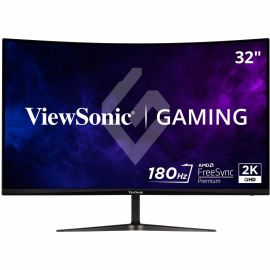 ViewSonic OMNI VX3218C-2K 32 Inch Curved 1ms 1440p 165hz Gaming Monitor with FreeSync Premium, Eye Care, HDMI and Display Port