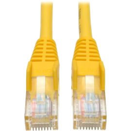 Eaton Tripp Lite Series Cat5e 350 MHz Snagless Molded (UTP) Ethernet Cable (RJ45 M/M), PoE - Yellow, 25 ft. (7.62 m)