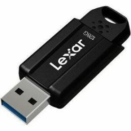 LEXAR, 128GB JUMPDRIVE, S80, USB 3.1, FLASH DRIVE, BLACKFLASH DRIVE, BLACK