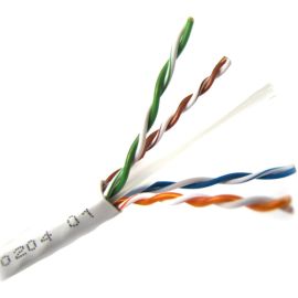 1000FT WHITE PLENUM CAT6 SOLID  550MHZ