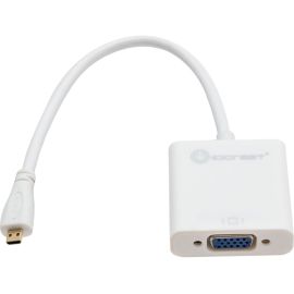 MICRO HDMI TO VGA CABLE ADAPTER, WHITE C