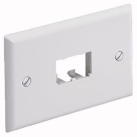 CLASSIC FACEPLATE TWO MINI COM OFF WHT