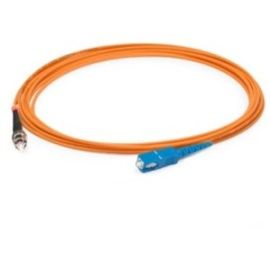 1M ST TO ST ORANGE OM1 SIMPLEX OFNR (RISER-RATED) MMF FIBER PATCH CABLE