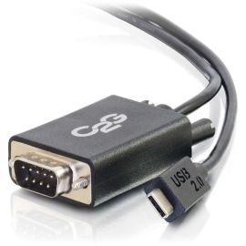 C2G USB C to DB9 Serial Adapter Cable - USB C 2.0 - M/M