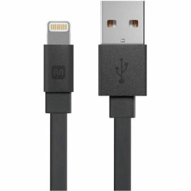 MONOPRICE CABERNET SERIES APPLE MFI CERTIFIED FLAT LIGHTNING TO USB CHARGE AND S