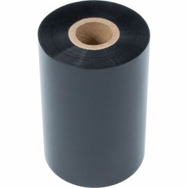 110MM (4.33IN) WIDE TT WAX RIBBON, BLACK, 1IN CORE, 450M/ROLL, 12 ROLLS/UNIT