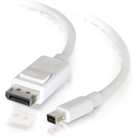 3FT MINI DISPLAYPORT TO DISPLAYPORT ADAPTER CABLE 4K 30HZ - WHITE