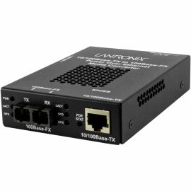 Transition Networks Stand-alone Fast Ethernet PoE Media Converter