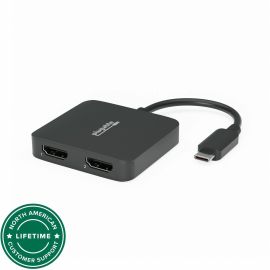Plugable USB C to HDMI Adapter for Dual Monitors
