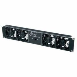 Middle Atlantic UQFP Series Ultra Quiet Fan Panel - 100 CFM Fan Panel - Black