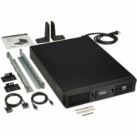 Eaton Tripp Lite Series SmartOnline 2000VA 1800W 120V Double-Conversion UPS - 7 Outlets, Extended Run, Network Card Included, LCD, USB, DB9, 2U Rack/Tower Battery Backup