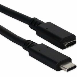 QVS 1-Meter USB-C to USB-C 3.2 10Gbps 100-Watts Sync & Power Extension Cable