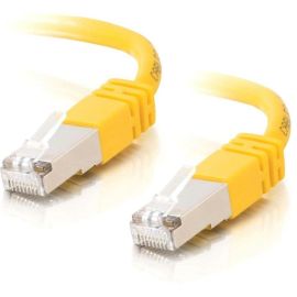 C2G 150FT CAT5E MOLDED STP CBL-YLW