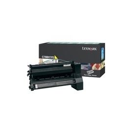 Lexmark High Yield Laser Toner Cartridge - Yellow - 1 / Pack
