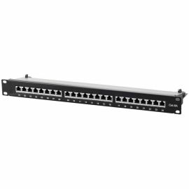 HIGH-DENSITY PANEL, PACKS 24 RJ45 PORTS INTO 1U 19 PANEL