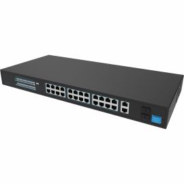 SWITCH SW28G 24 PORT GIGABIT POE+ SWITCH WITH 2XUPLINK 2XSFP