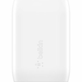 Belkin 30W USB-C PD 3.0 PPS Wall Charger + 3.3ft USB-C to USB-C Cable - Fast Charging - White