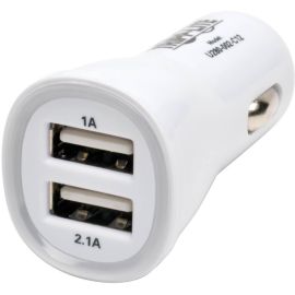 Tripp Lite by Eaton Dual USB Tablet Phone Car Charger High Power Adapter 5V / 3.1A 15.5W
