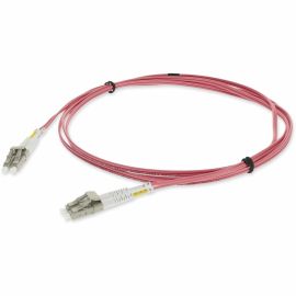 LC M/M PATCH CBL 1M PINK OM4 RISER FIBER