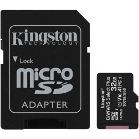 KINGSTON 32GB MICSDHC CANVAS SELECT PLUS 100R A1 C10 CARD + ADP