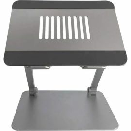 Amer Mounts Aluminum Laptop Stand, Ergonomic Adjustable Notebook Stand, Riser Holder Computer Stand 10-15.6