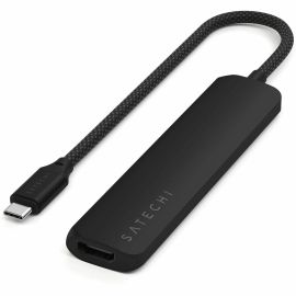 6-IN-1 USB-C SLIM MULTIPORT ADAPTER (BLACK)