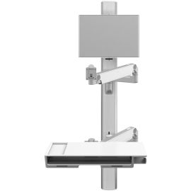 V6 WALL MOUNT 57IN TRACK STRT/ ADJ VDESK