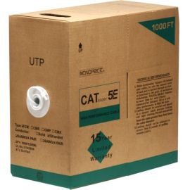 CAT5E UTP STRANDED (CM) 1000FT - WHITE